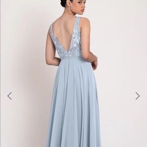 Jenny Yoo Kinsley Whisper Blue Dress